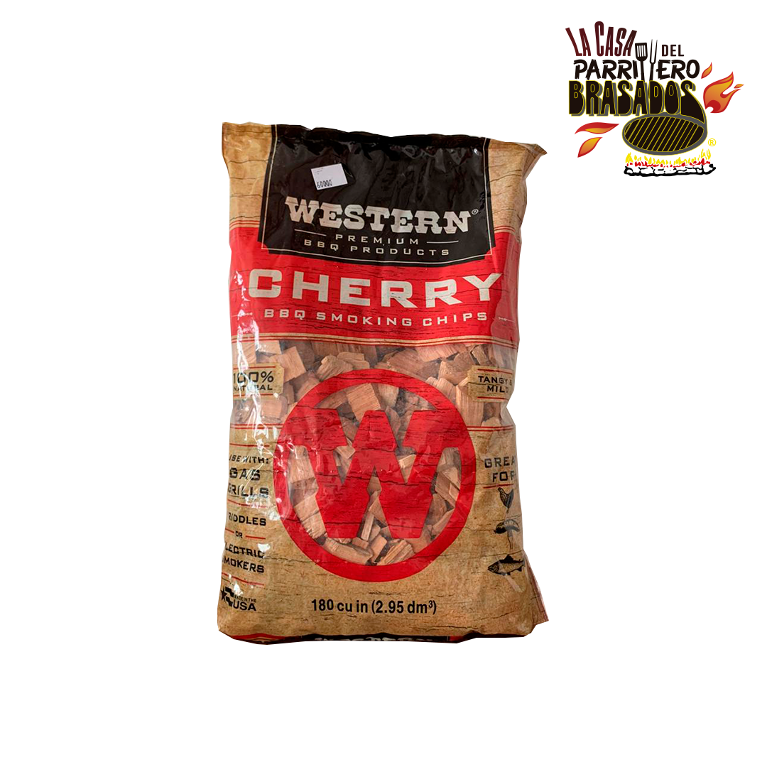 Astillas de madera Cherry bbq smoking chips