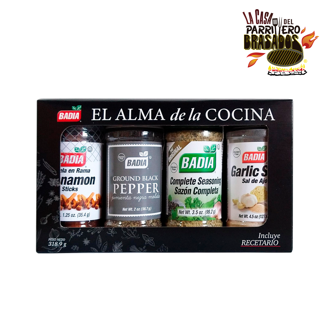 Kit condimentos y sales 318gr - Badia